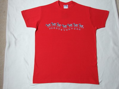 Erwachsenen T-Shirt Caravane rot